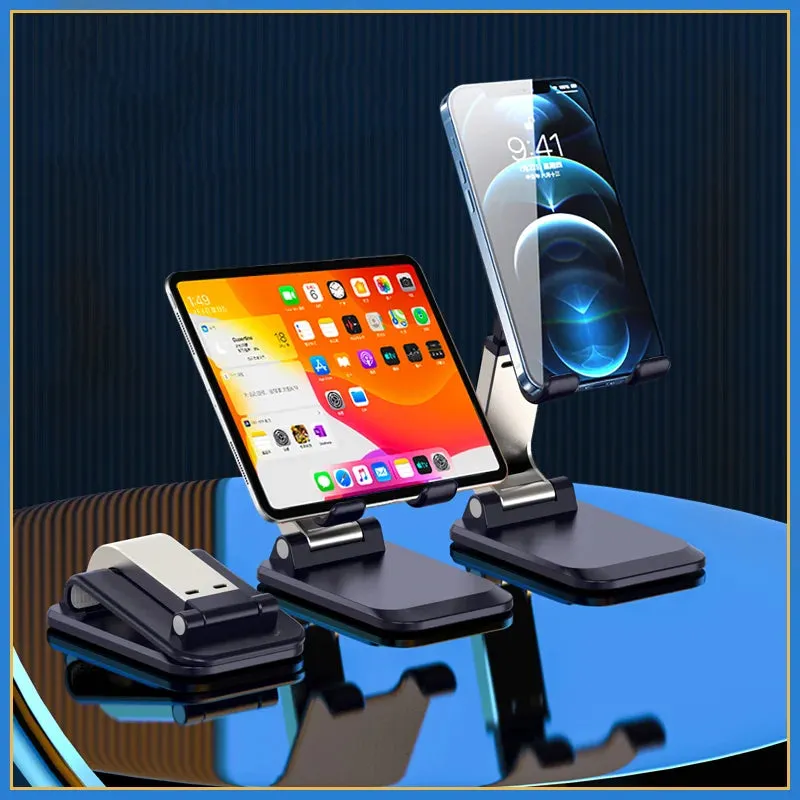 Foldable ABS Desktop Mobile Phone Stand For iPad iPhone 13 X Smartphone Support Tablet Desk Cell Phone Portable Holder Bracket