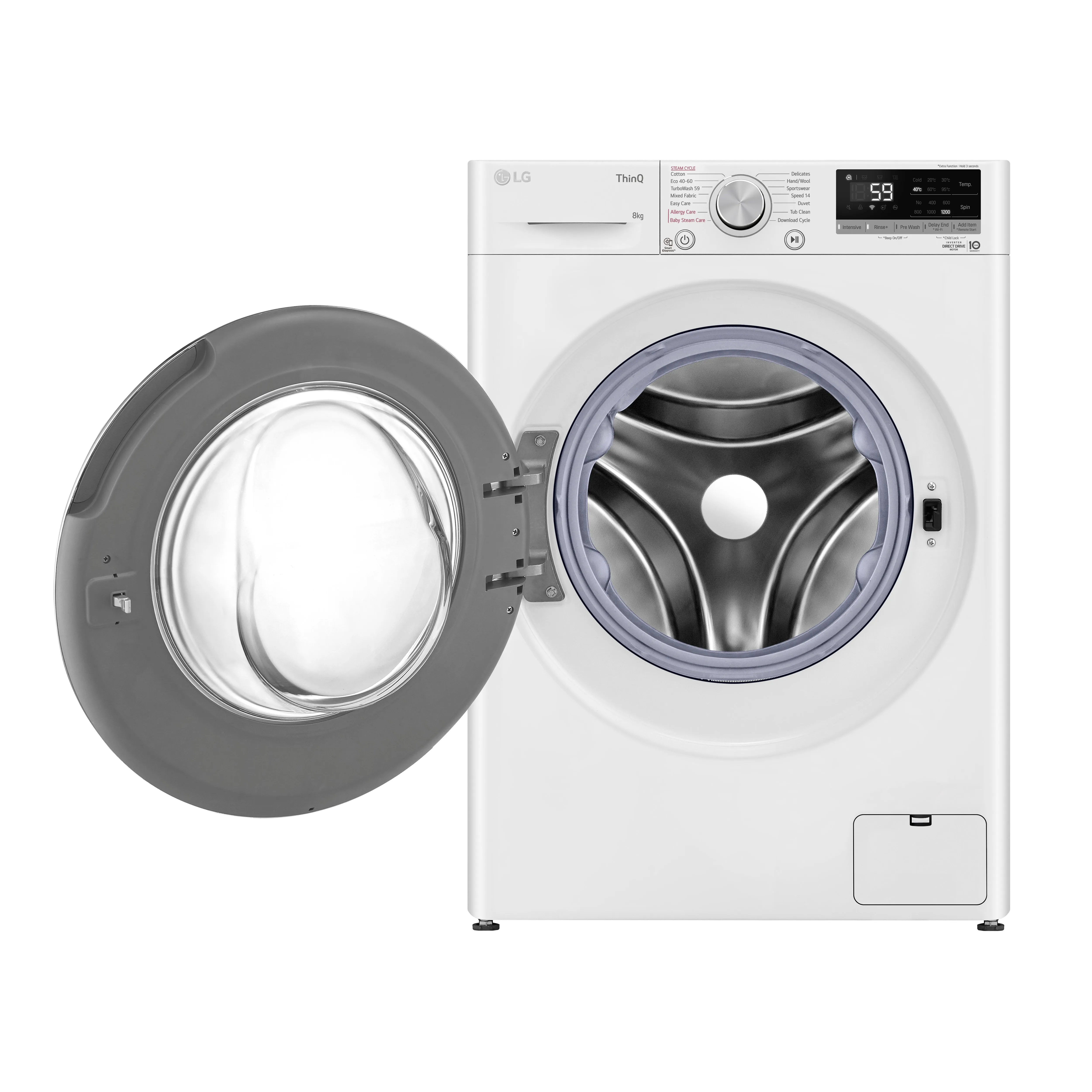 FV1208S4W LG 8KG FRONTLOAD INV AI WASHER