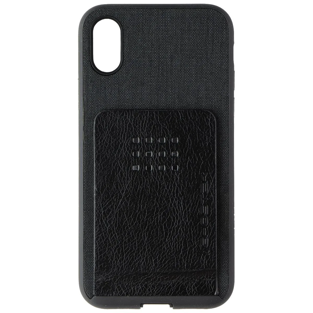 GhostTek EXEC Series Wallet Case for Apple iPhone Xs/X - Black