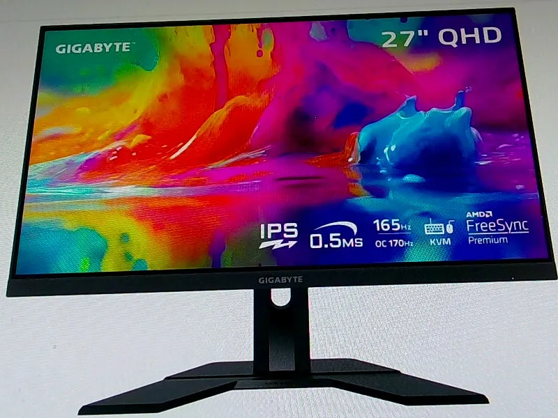 Gigabyte M27q 27 Inch Qhd Gaming Monitor With 165hz Refresh Rate