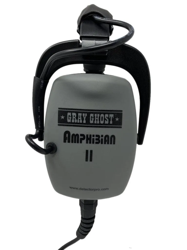 Gray Ghost Amphibian II Headphones for Nokta Legend/Simplex/Kruzer/Anfibio