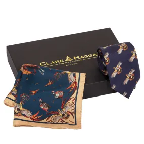 High Flyer Navy Silk Box Set