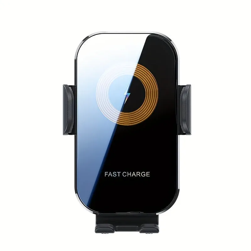 High-Speed Wireless Car Charger - One-Touch Fast Charging Mount for iPhone & Samsung Galaxy - Secure Air Vent Holder