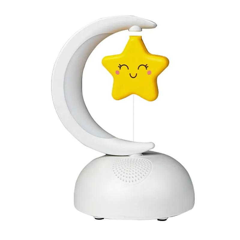 Home Desktop Bedside Moon Night Light Audio