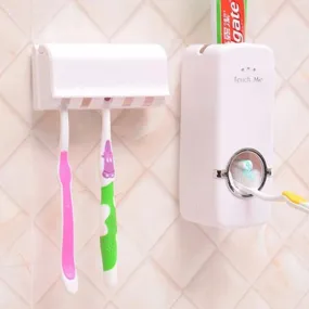 HORIZON Automatic Toothbrush Holder And Toothpaste Dispenser