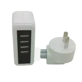 iGear White 240V 4USB Charger