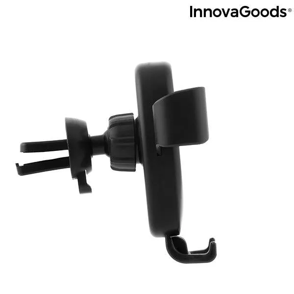 InnovaGoods Wolder Mobile Holder with Wireless Charger - Black | 815974