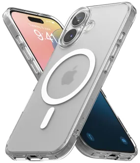 iPhone 16 Back Cover Case | Fusion Magnetic - Matte Clear