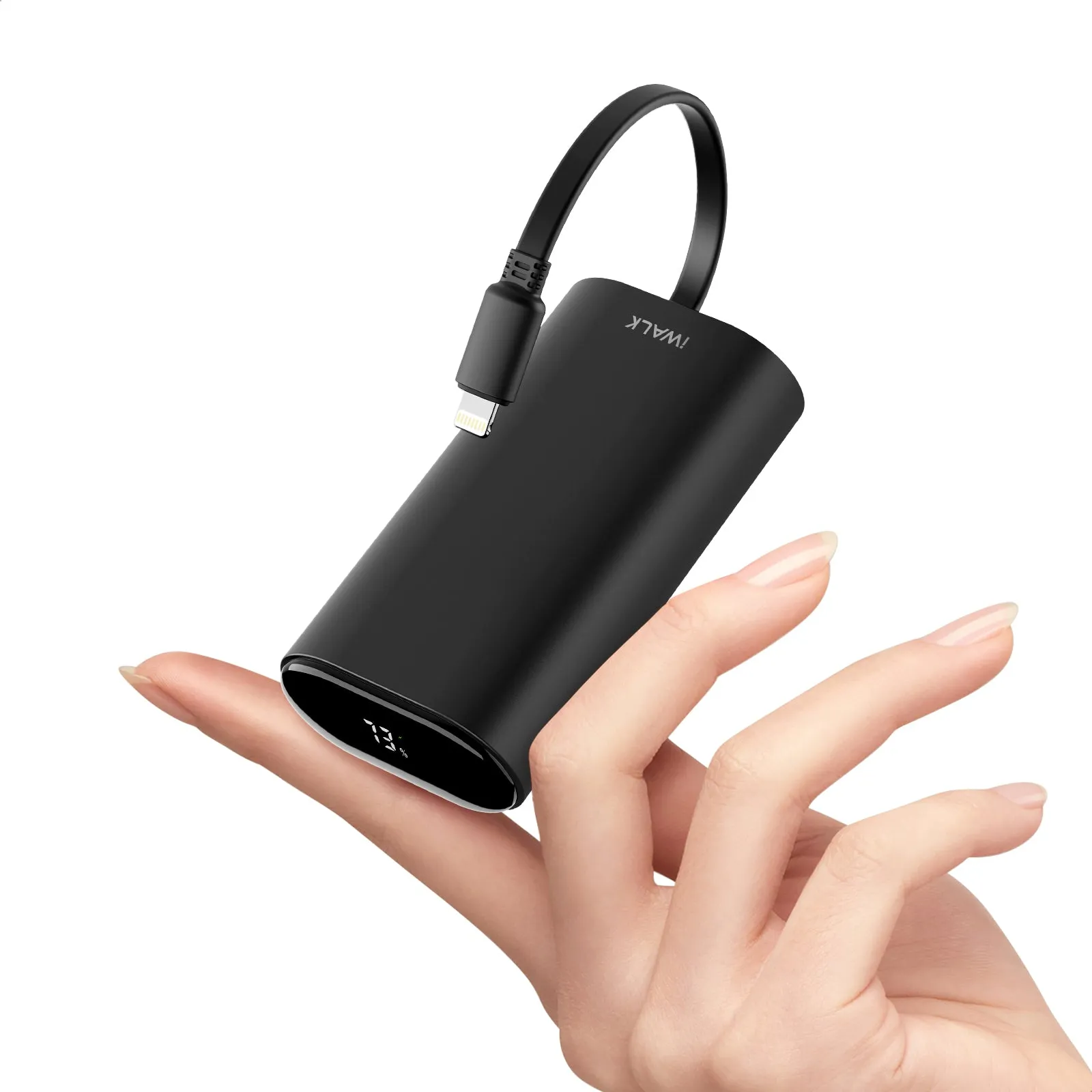 iWALK LinkPod Y-2 | 9600mAh 18W PD Fast Power Bank [Built-In Lightning Cable]