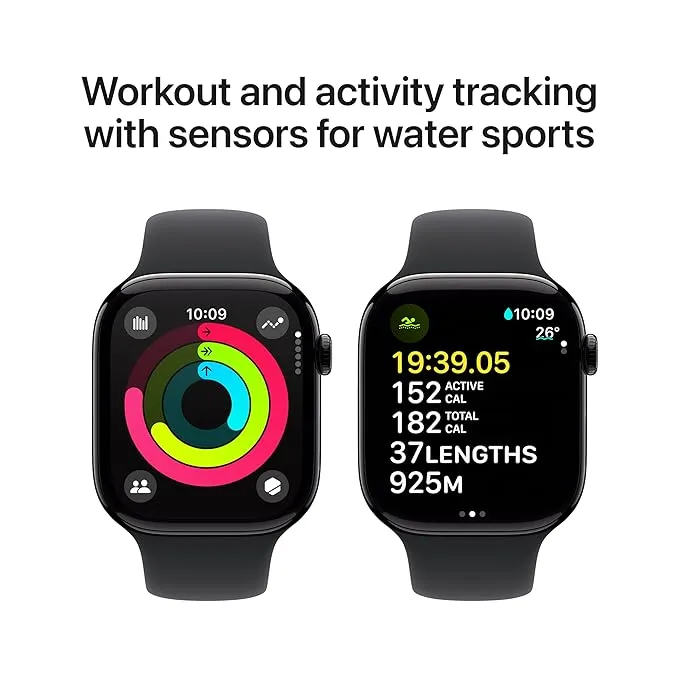 iWatch Series 10 Smartwatch (46mm, GPS   Cellular, Fitness Tracker, Blood Oxygen & ECG Apps, Always-On Retina Display, Water Resistant) 1-Year Warranty | 30-Days easy return | Earbuds pro 2 (Free Gift)