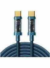 JOYROOM S-CC100A12 Type-C to TYPE-C 100W Data Cable 1.2m Blue