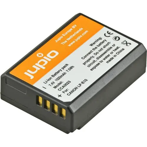 Jupio 2x LP-E10 Battery Kit (1150mAh) Includes USB Single Charger