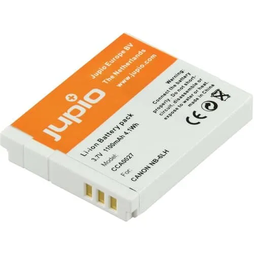 Jupio 2x NB-6LH Battery Kit (1100mAh) Includes USB Single Charger