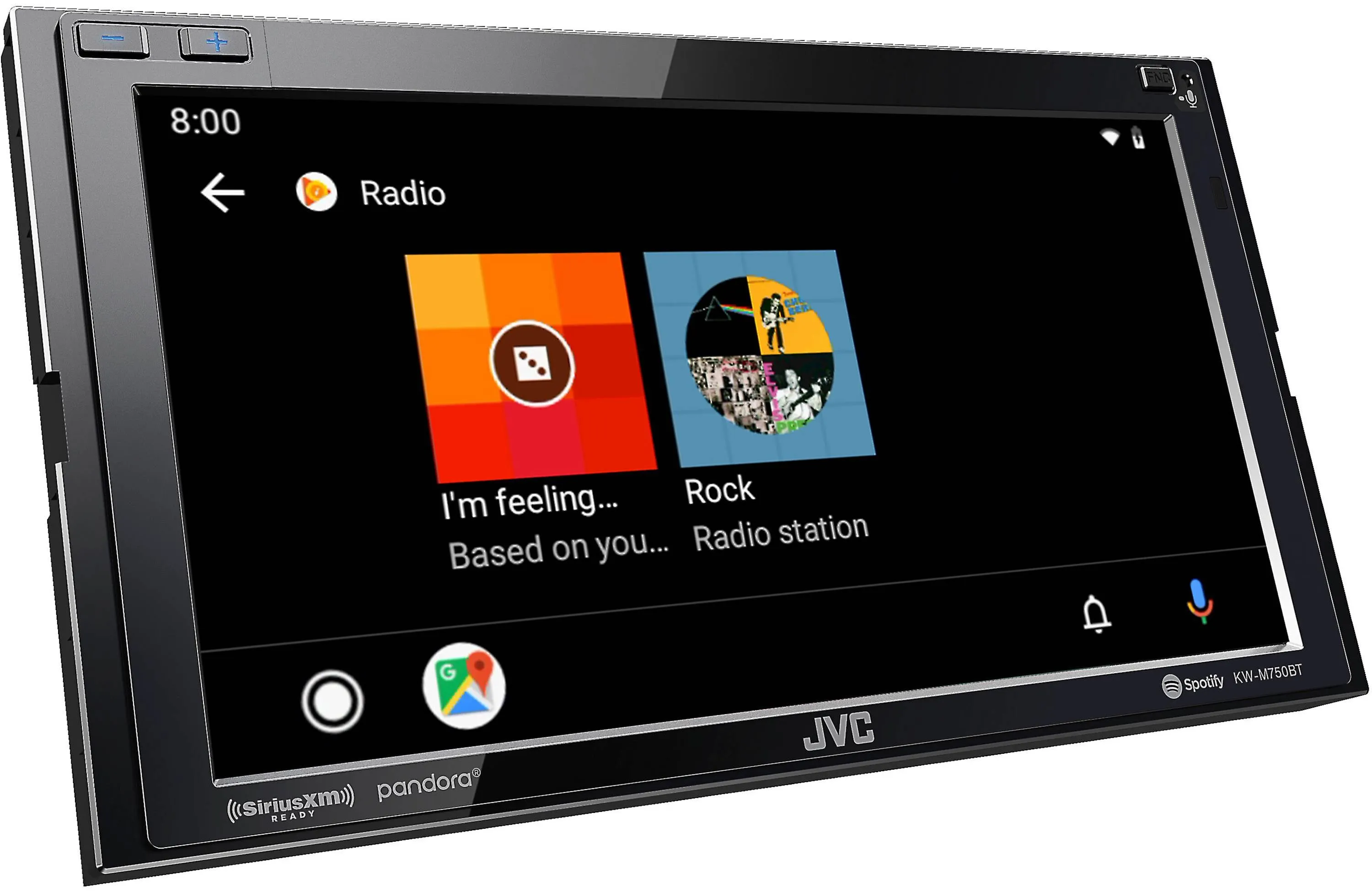 JVC KW-M750BT 6.8" 2-Din A/V Receiver with Apple CarPlay & Android Auto