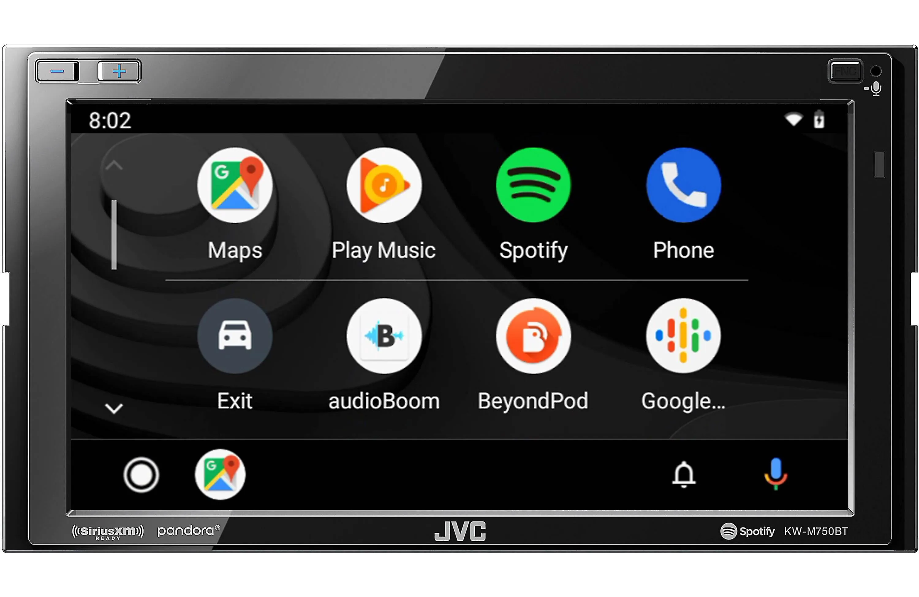 JVC KW-M750BT 6.8" 2-Din A/V Receiver with Apple CarPlay & Android Auto