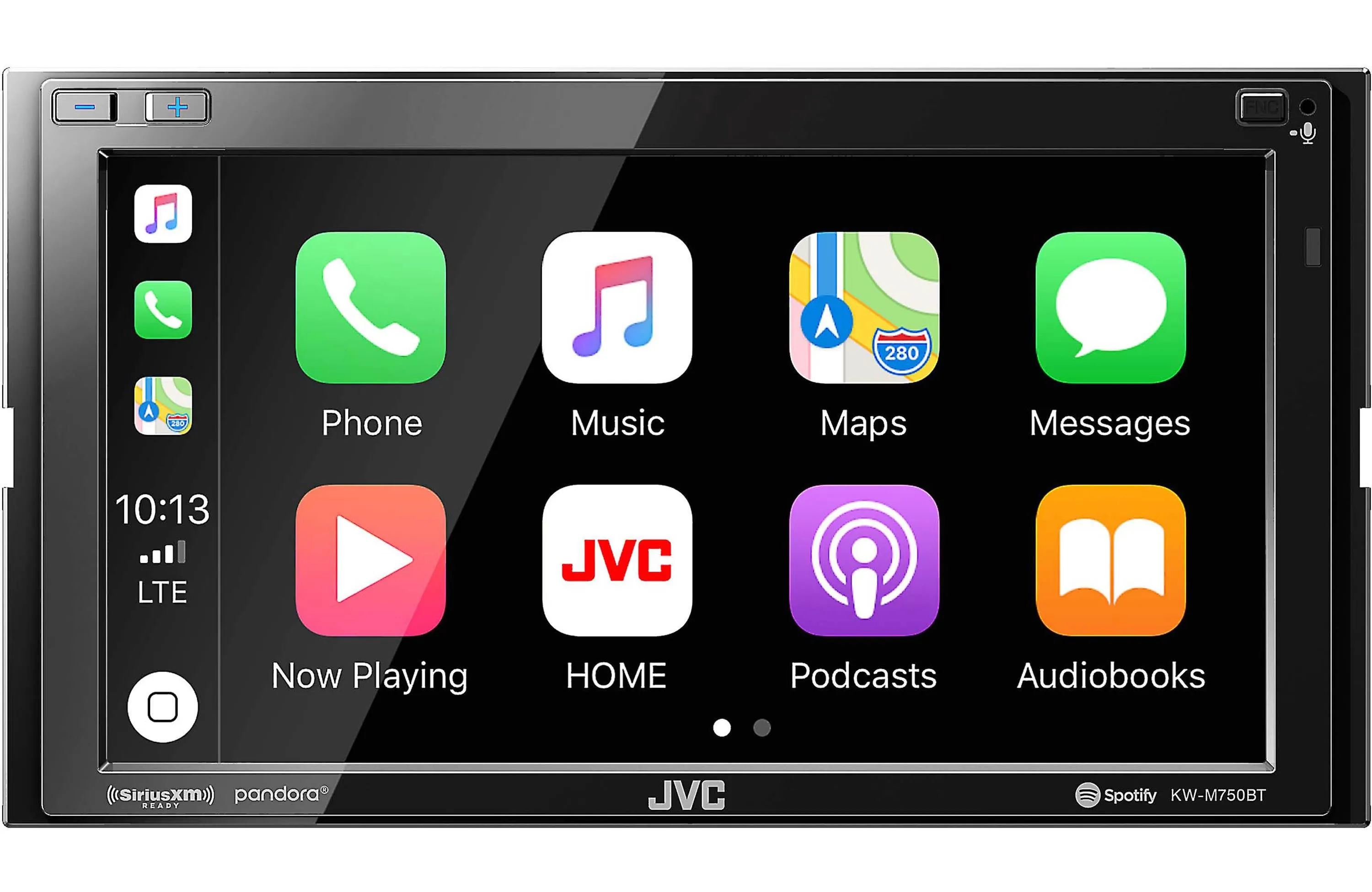 JVC KW-M750BT 6.8" 2-Din A/V Receiver with Apple CarPlay & Android Auto