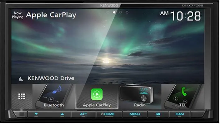 Kenwood DMX7706S 6.95" Apple Car Play and Android Auto Multimedia Receiver