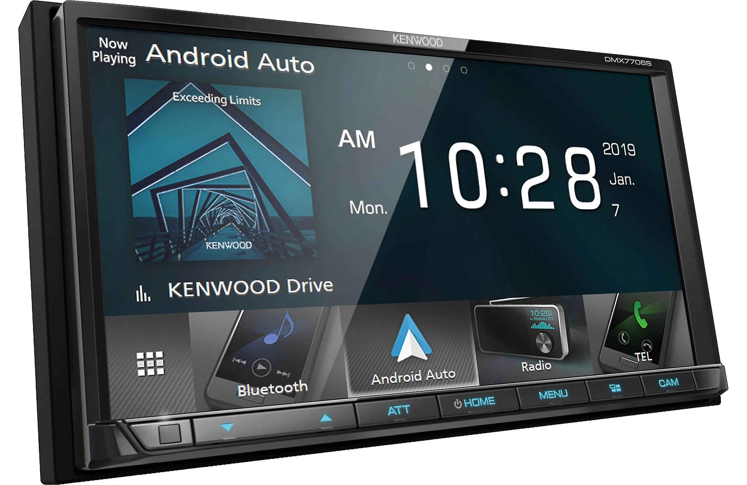 Kenwood DMX7706S 6.95" Apple Car Play and Android Auto Multimedia Receiver