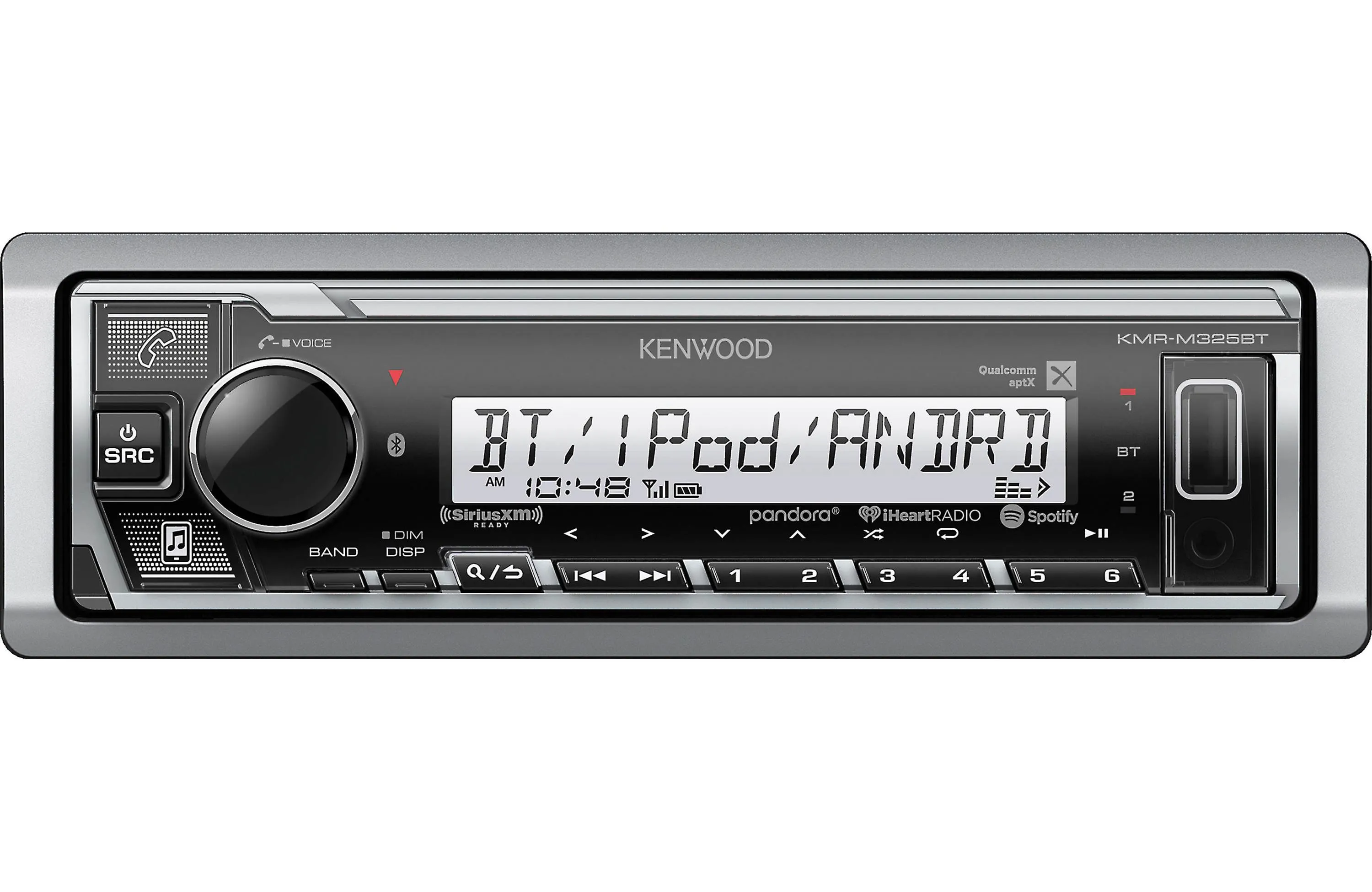 Kenwood KMR-M325BT  Marine Digital Media Receiver with Bluetooth