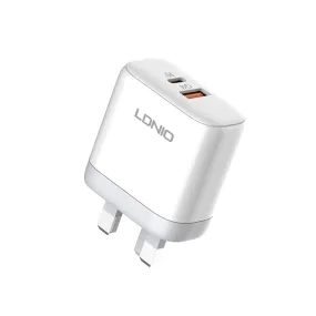 LDNIO 45W Dual USB-C   QC4.0 Super Fast Charger