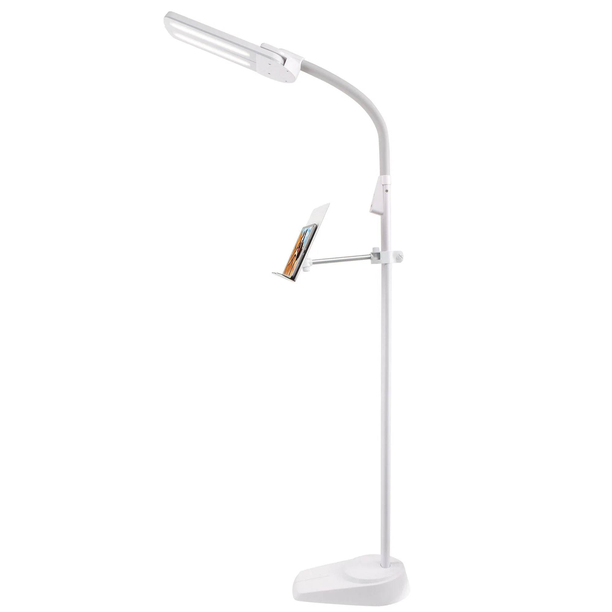 LED Floor Lamp With USB Charging Station