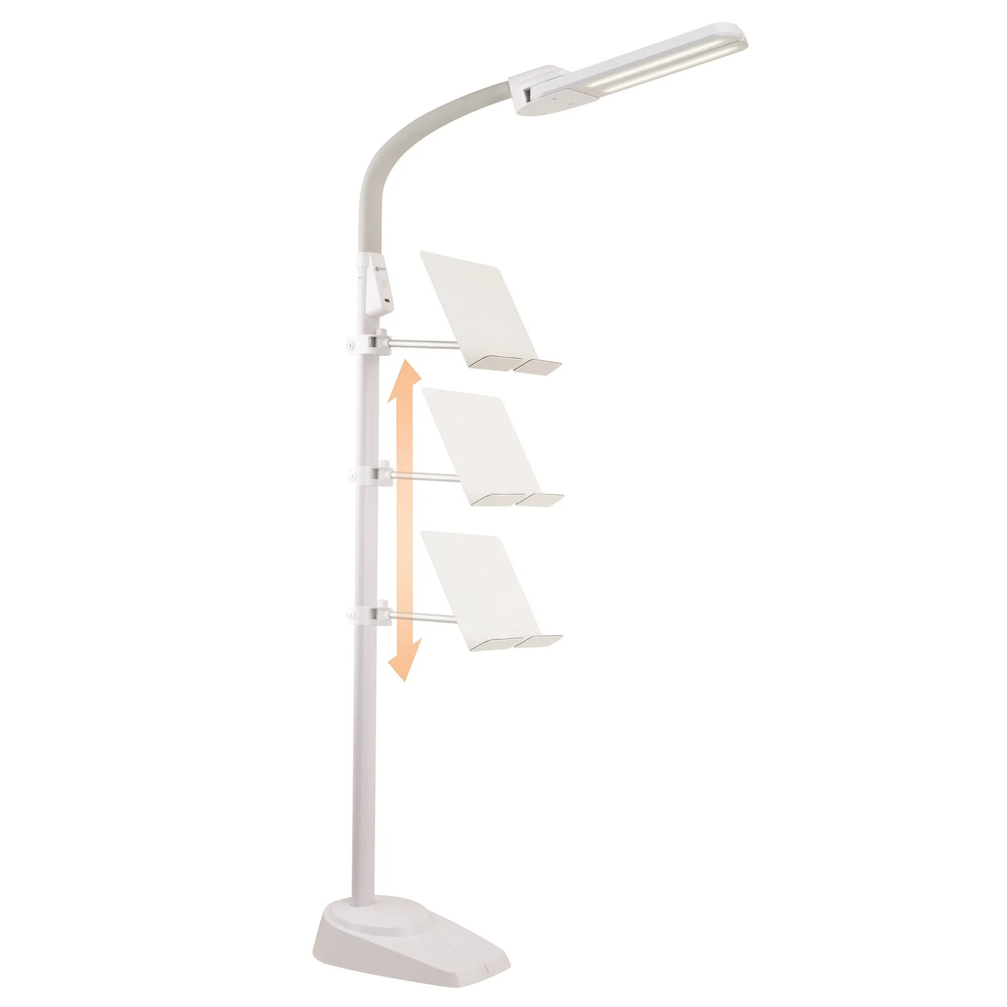 LED Floor Lamp With USB Charging Station