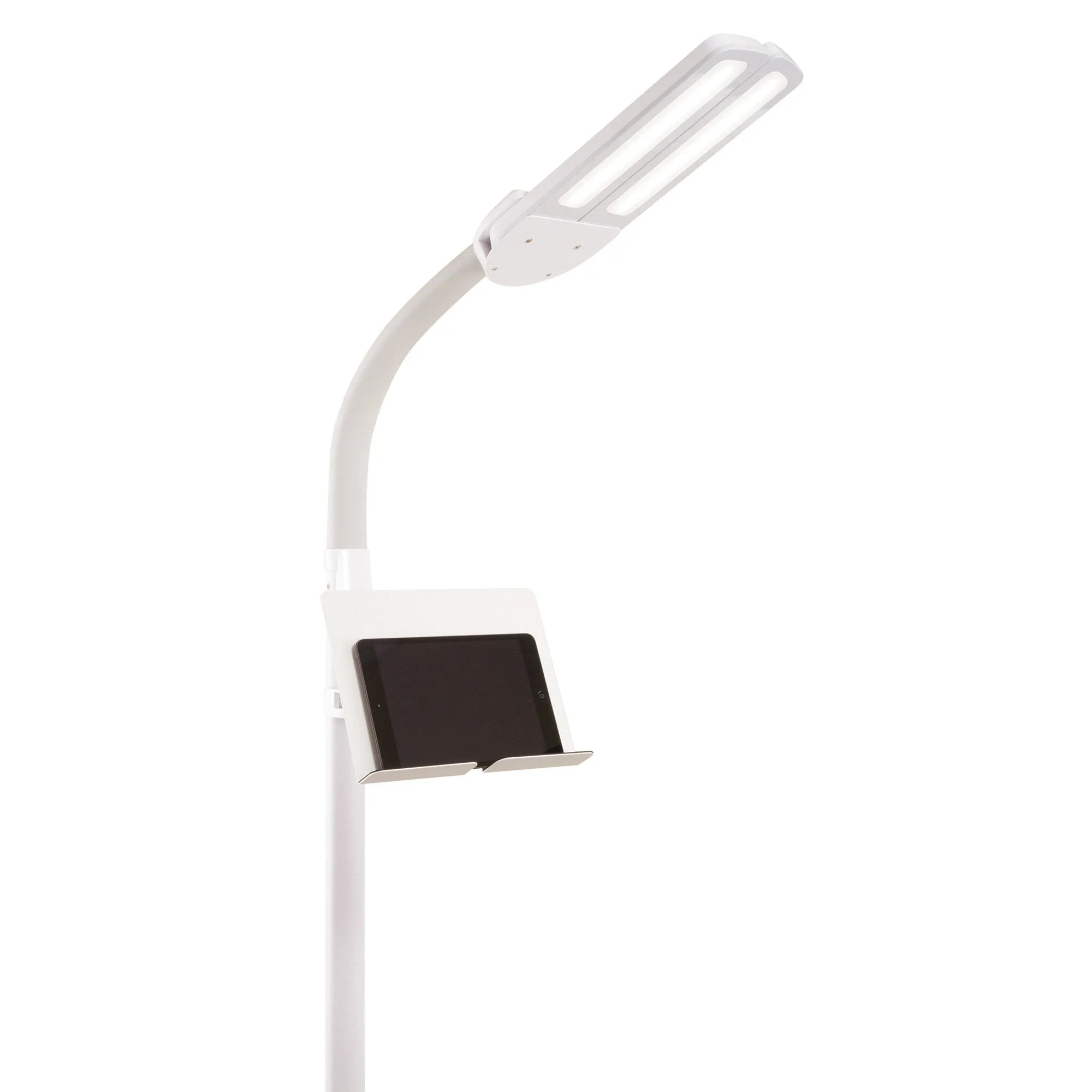 LED Floor Lamp With USB Charging Station