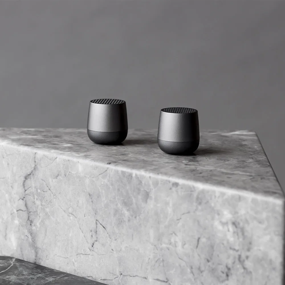 Lexon Mino  Mini Bluetooth Speaker - Gunmetal