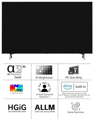 LG 108 cm (43 inches) 4K Ultra HD Smart LED TV 43UR7500PSC (Dark Iron Gray)