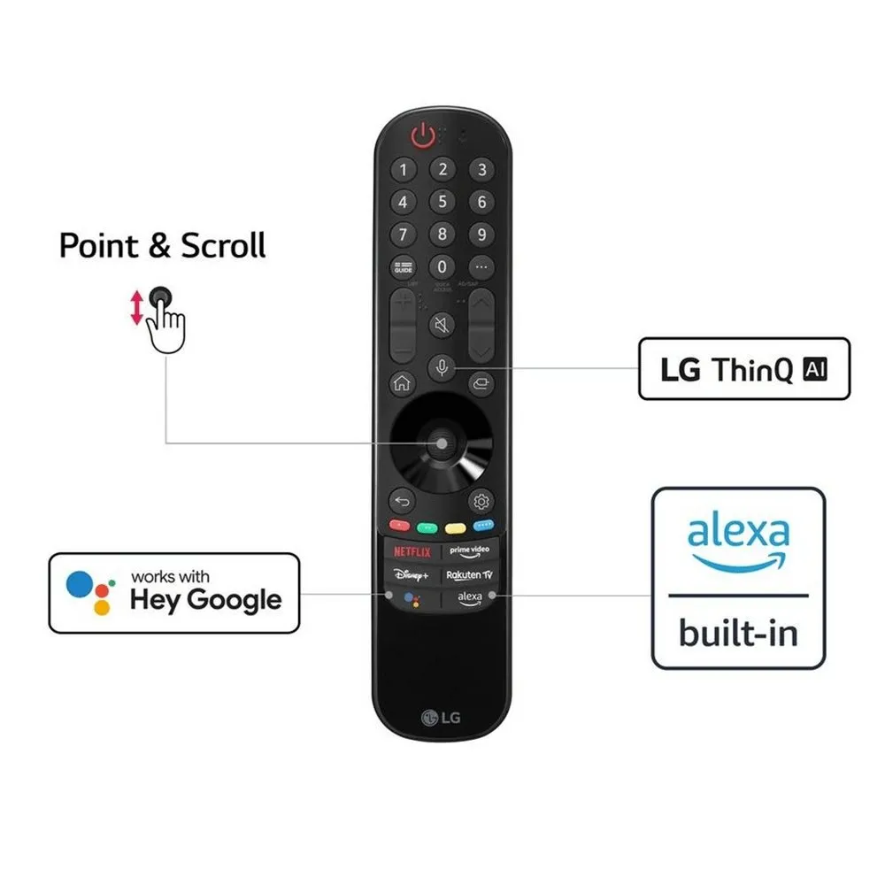 LG 50QNED816QAAEK 50" 4K QNED Smart TV with Voice Assistants