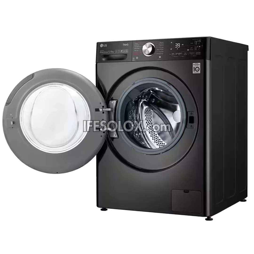 LG F4V9BCP2EE 12kg Washer 8kg Dryer, ThinQ WiFi Smart Automatic Front Load Washing Machine - Brand New