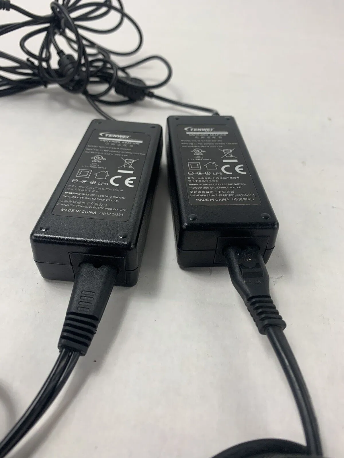 Lot 2 Tenwei TA08-3001400 Switching Power Supply Adapter 30V 1.4A A6