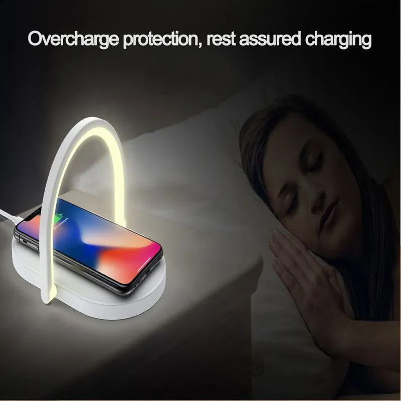 LovelyRLovely 3 In 1 Night Light Foldable Wireless 15W Charger Lamp