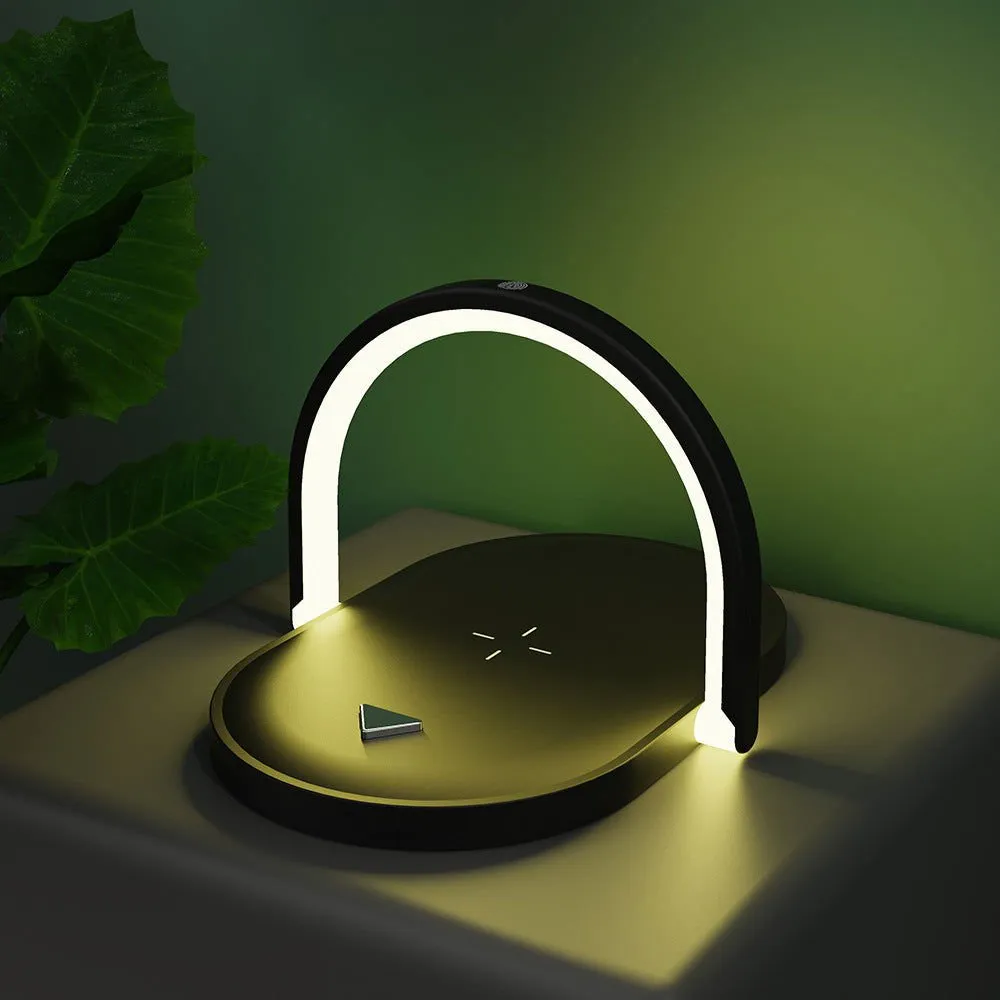 LovelyRLovely 3 In 1 Night Light Foldable Wireless 15W Charger Lamp