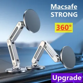 Magnetic Car Phone Holder Stand Magnet Car Mount GPS Smartphone Mobile Support In Car Bracket for Macsafe iPhone Samsung Xiaomi