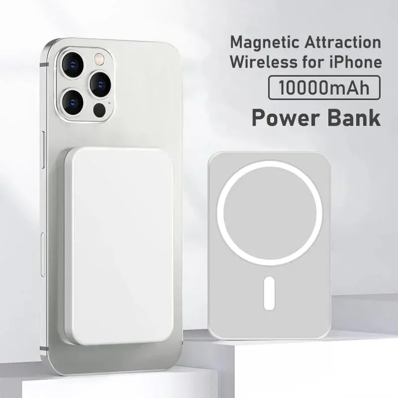 Magnetic Powerbank For Apple External Auxiliary Battery Pack Portable Wireless PD Charger for iPhone