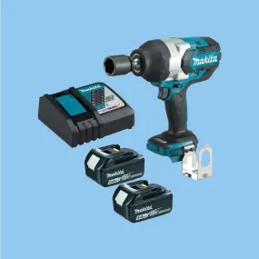 Makita Impact Wrench W/Battery and Charger (18 V), DTW1001RTJ