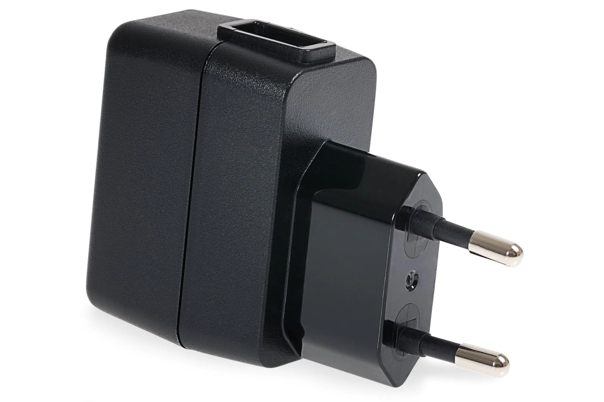 Maplin 1-Port USB-A 5V EU Wall Charger 5V 1 Amp 100-240V Travel Adapter - Black