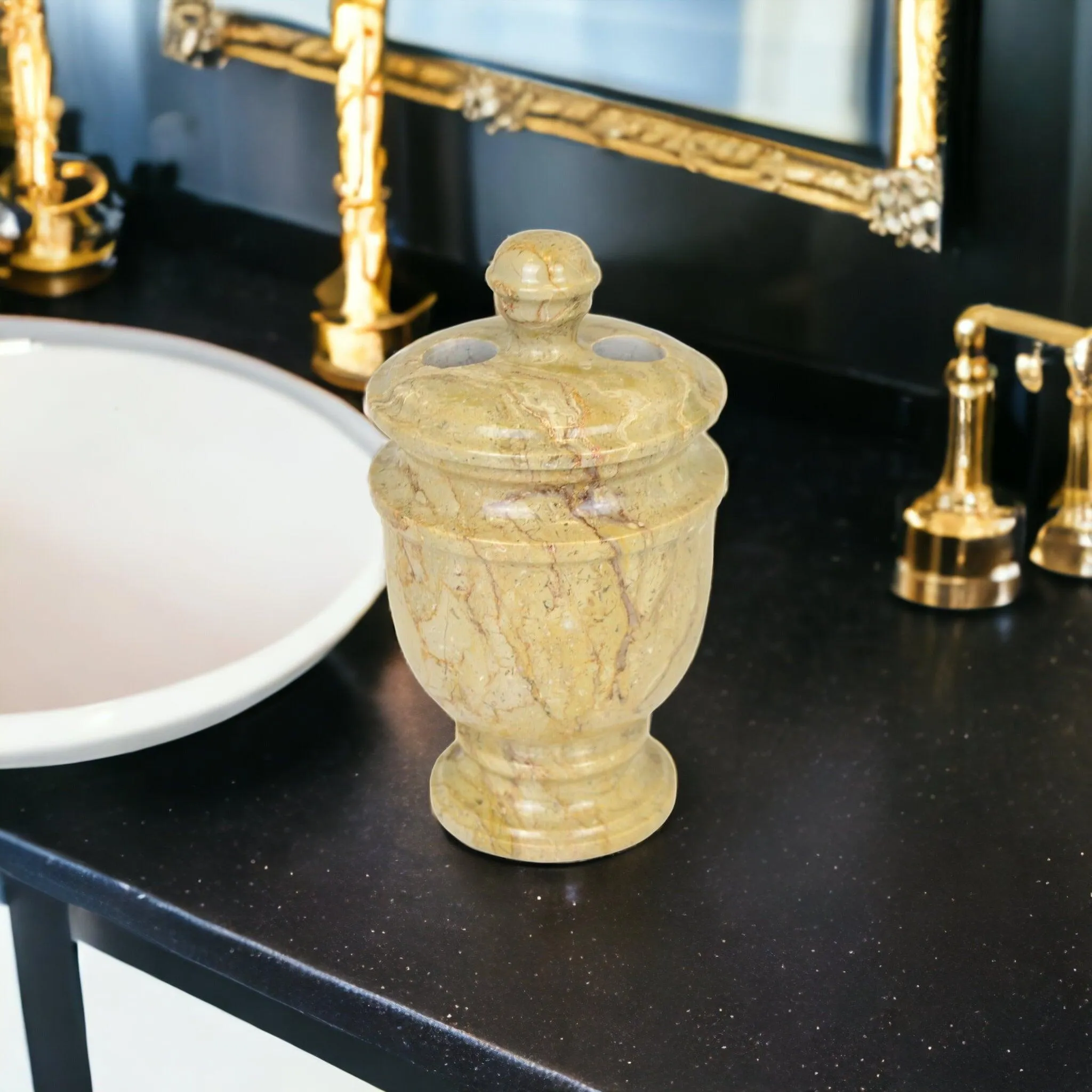 Marble Toothbrush Holder