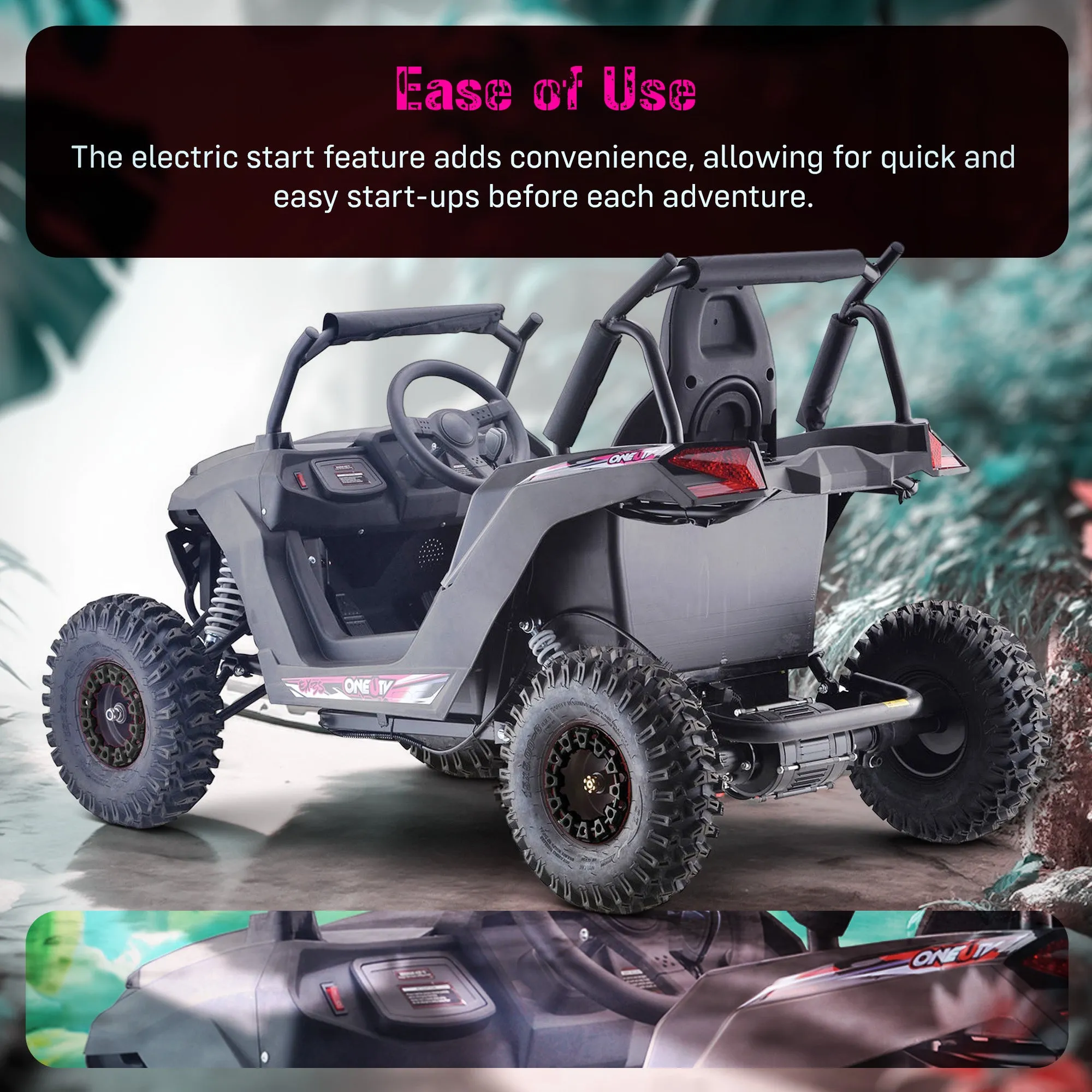 MaxPow EX3S UTV-MX 1200W Buggy - 48V12AH Battery