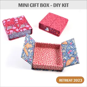 Mini gift box DIY kit, cartonnage kit 226