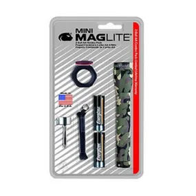 Mini-Mag Flashlight - AA Combo Blister Pack, Camo