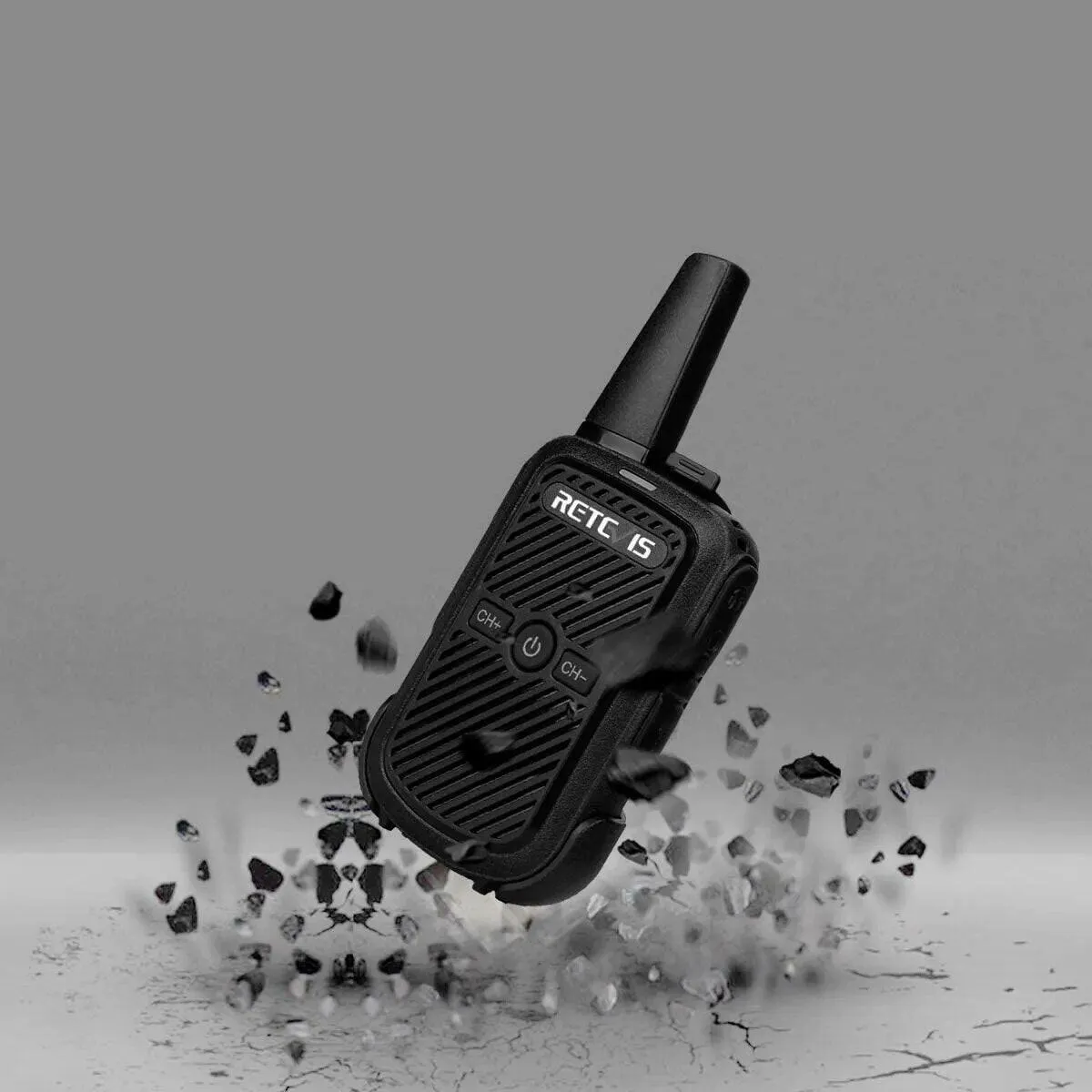 Mini Walkie Talkie Retevis RT15 Portable Two Way Radio Portable Radio Communicator Walkie-Talkies 2 PCS for Hotel Hunting