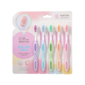 Miniso Deep Cleaning Medium Bristle Toothbrushes (5 Count)