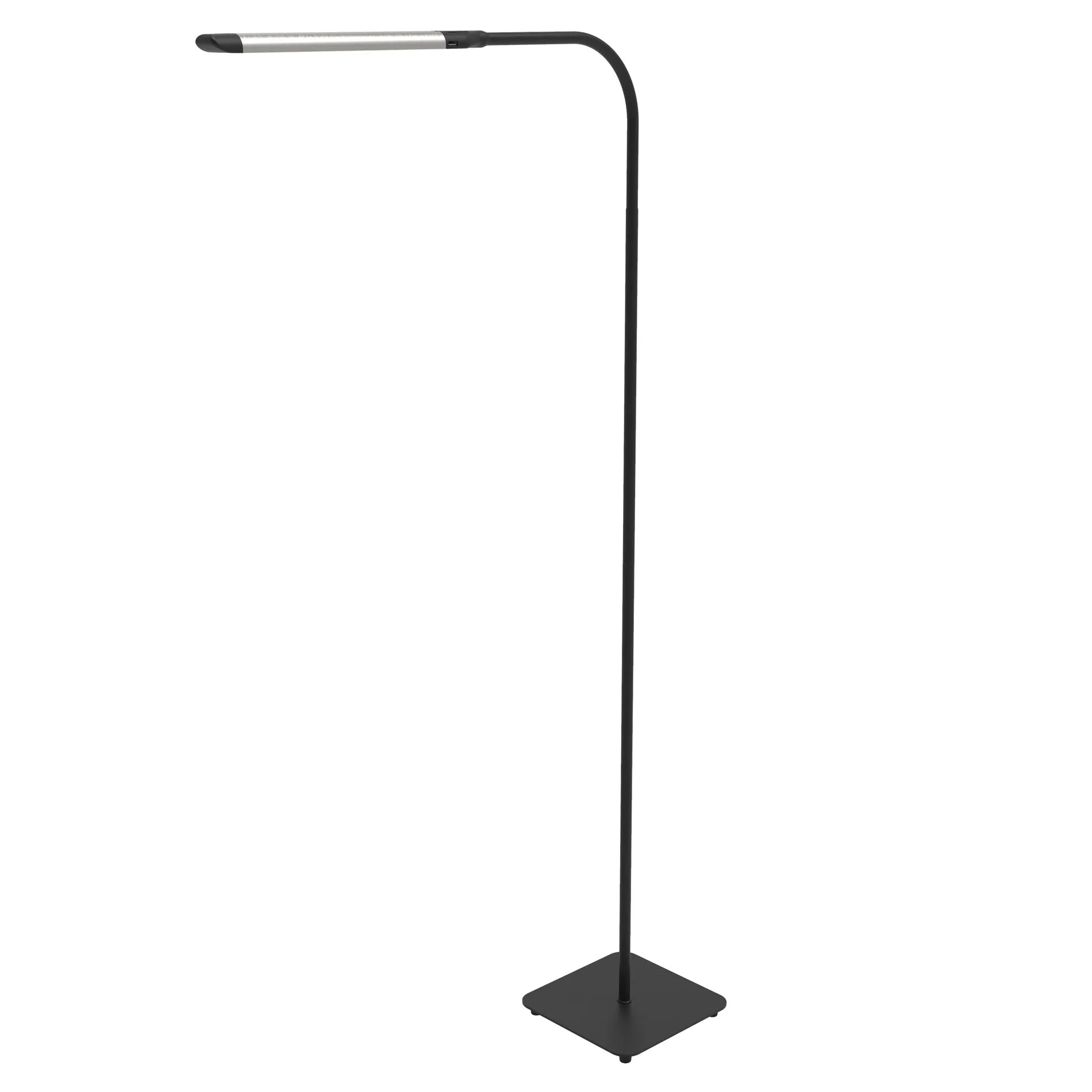 Modern LED Floor Lamp with USB Charger Socket & Wireless Remote