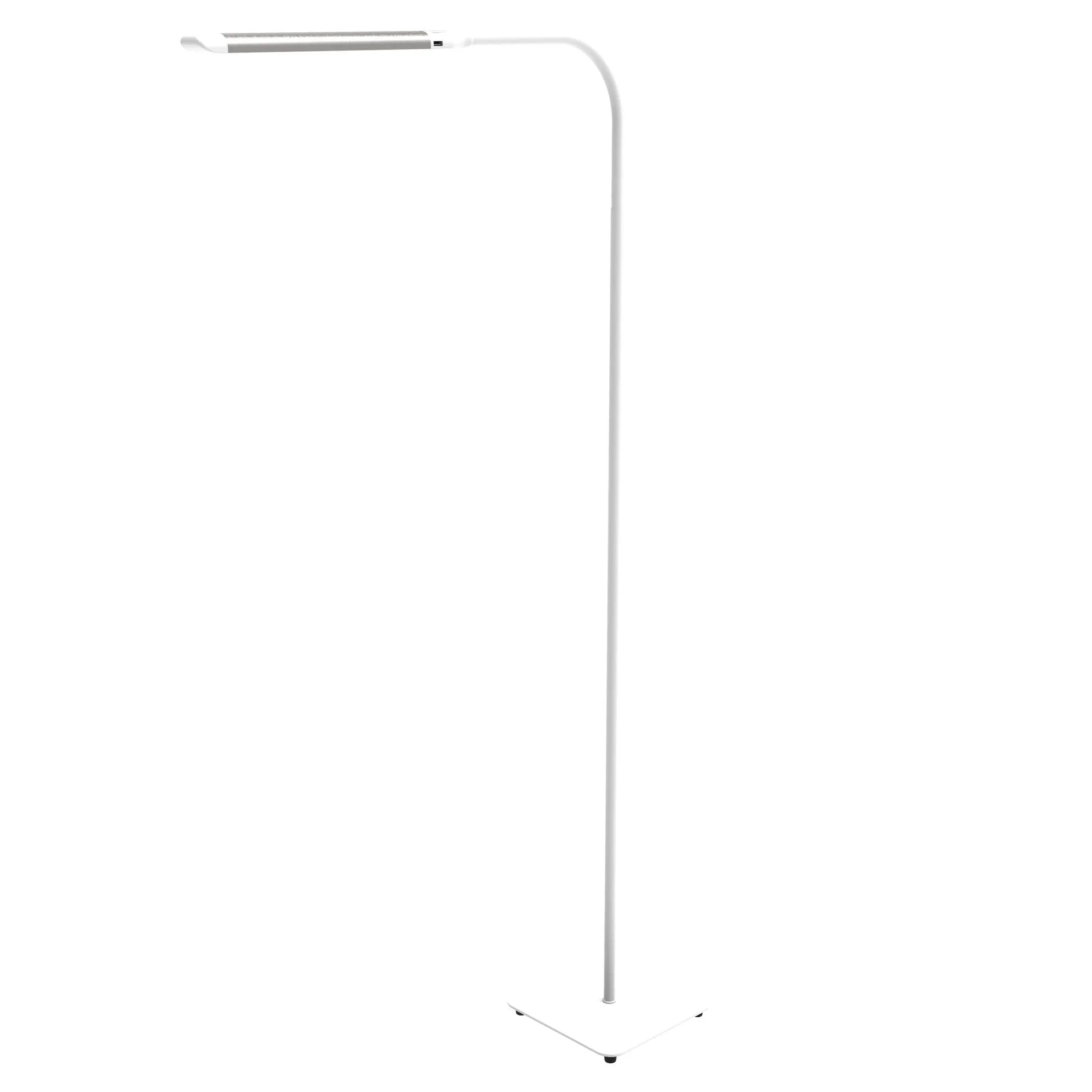 Modern LED Floor Lamp with USB Charger Socket & Wireless Remote