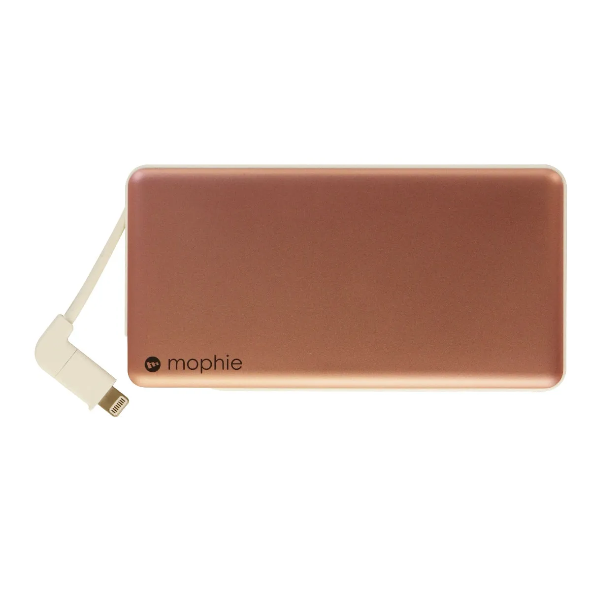 Mophie Powerstation Plus Mini Battery   Built-in Cables for iPhone - Rose Pink