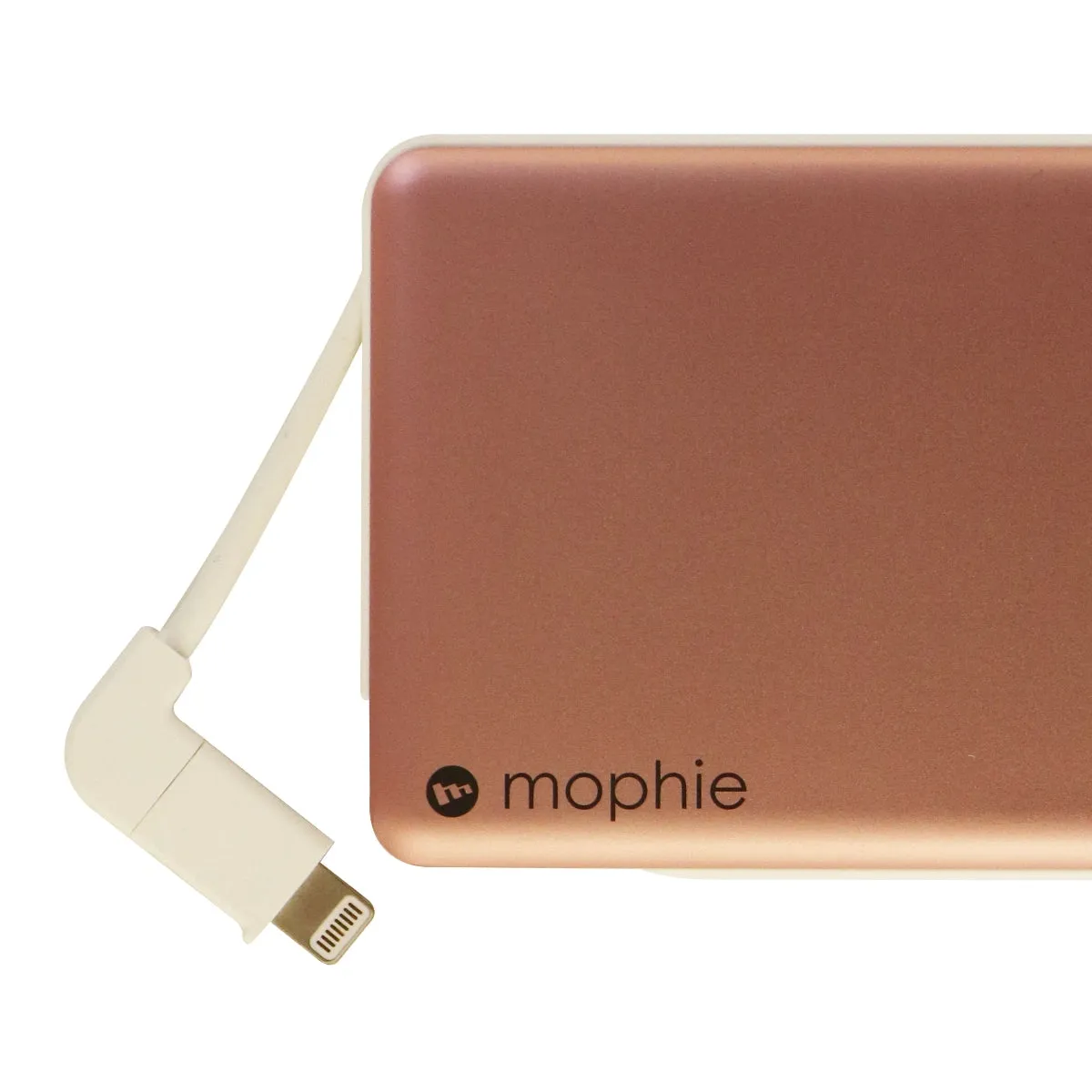 Mophie Powerstation Plus Mini Battery   Built-in Cables for iPhone - Rose Pink