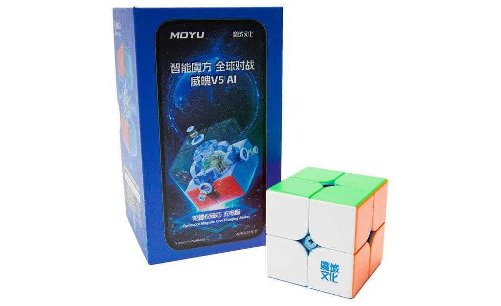 MoYu WeiPo V5 AI 2x2 Bluetooth Smart Cube (Ball-Core)