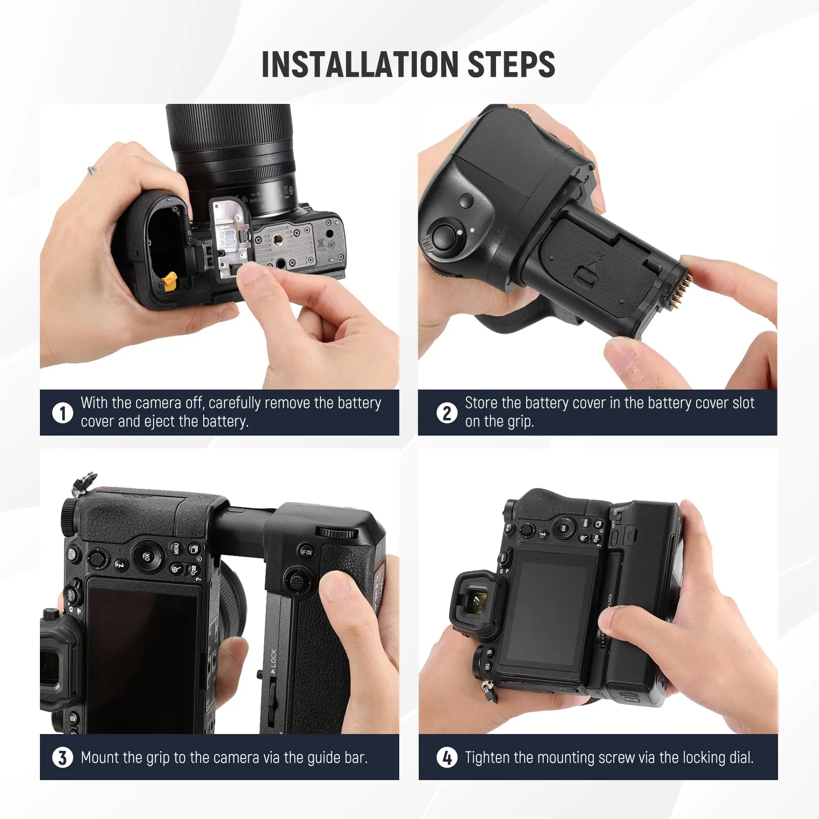 NEEWER MB-N11 Vertical Battery Grip For Nikon Z6 II / Z7 II